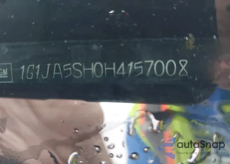 2017 Chevrolet Sonic Ls Manual from USA, damaged, VIN 1G1JA5SH0H4157008